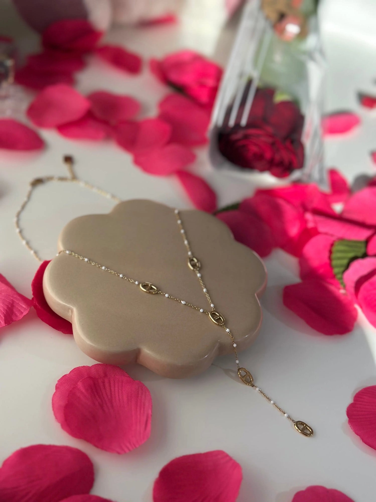 Collier trio blanc Maison • NAÏM •