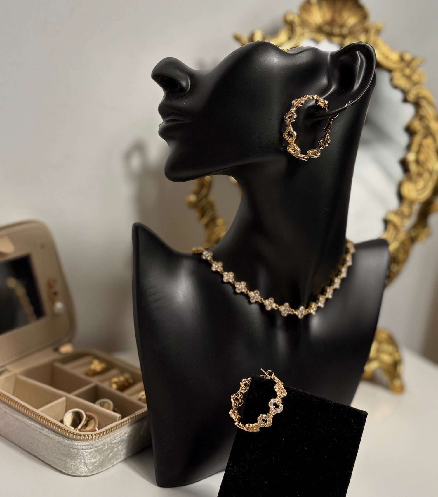 Créole Trèfle strass Olfa • NAIMORA •