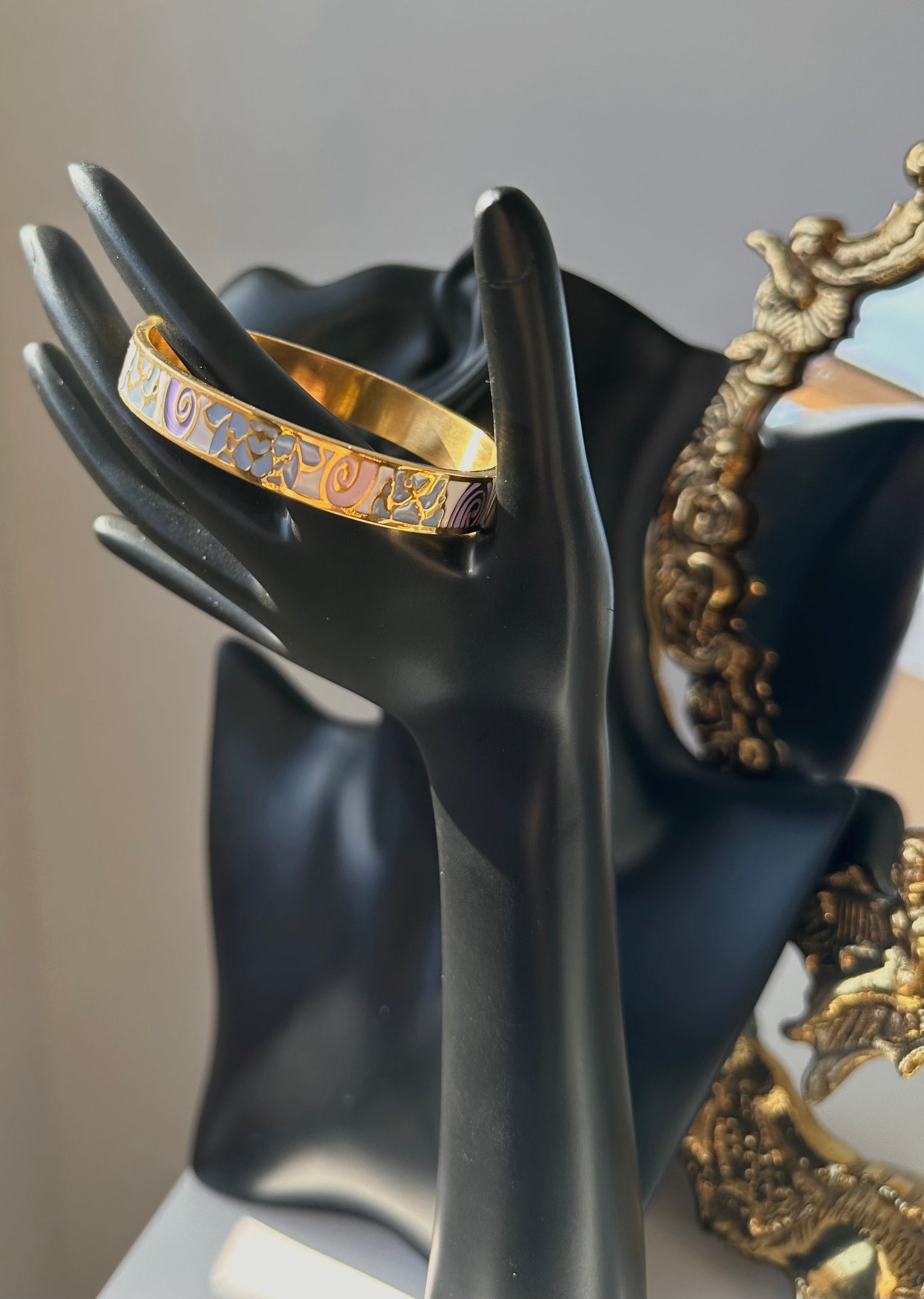 Bracelet jonc épais coloré Maison • NAÏM •