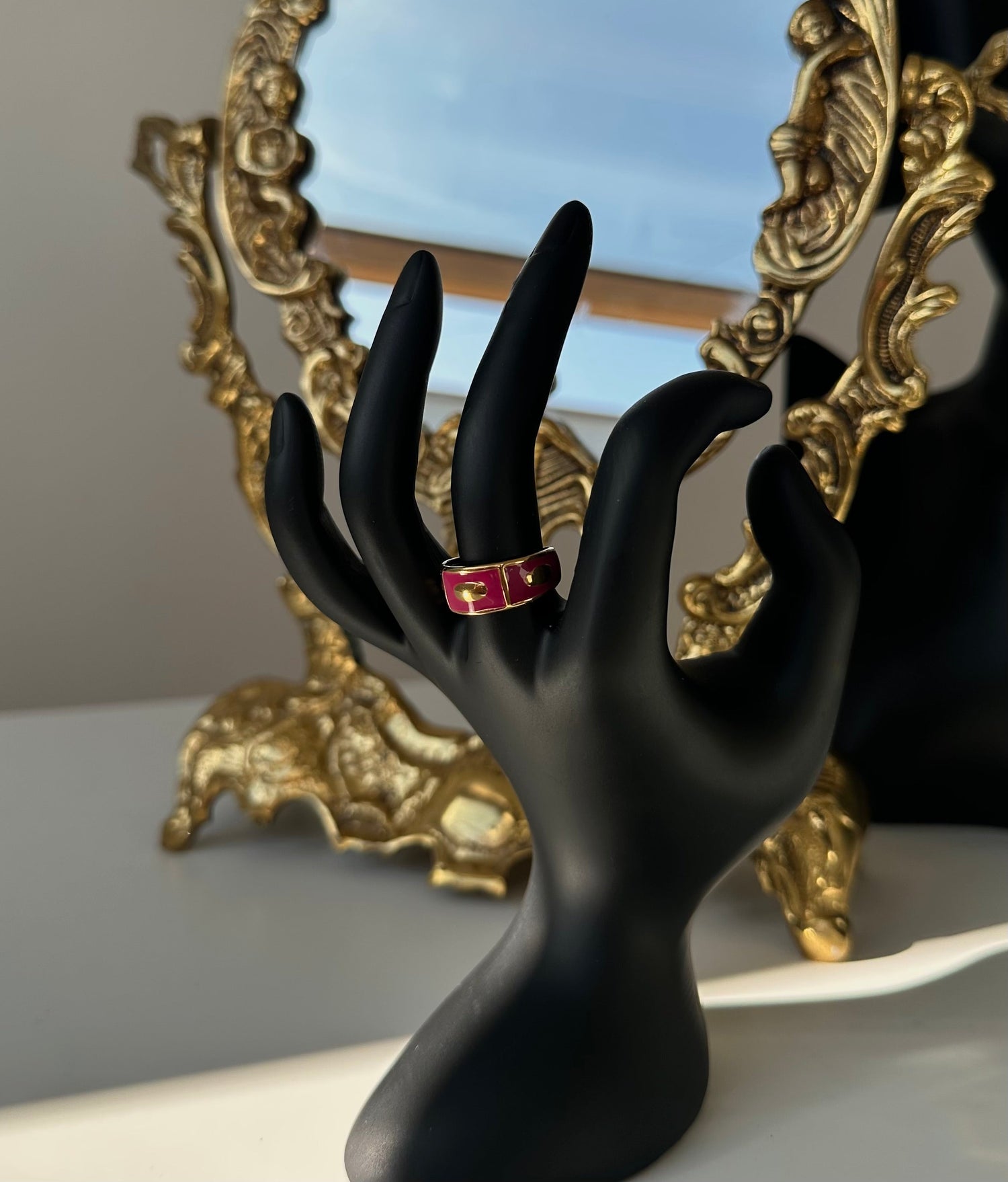Bague épaisse réglable Maison • NAÏM •