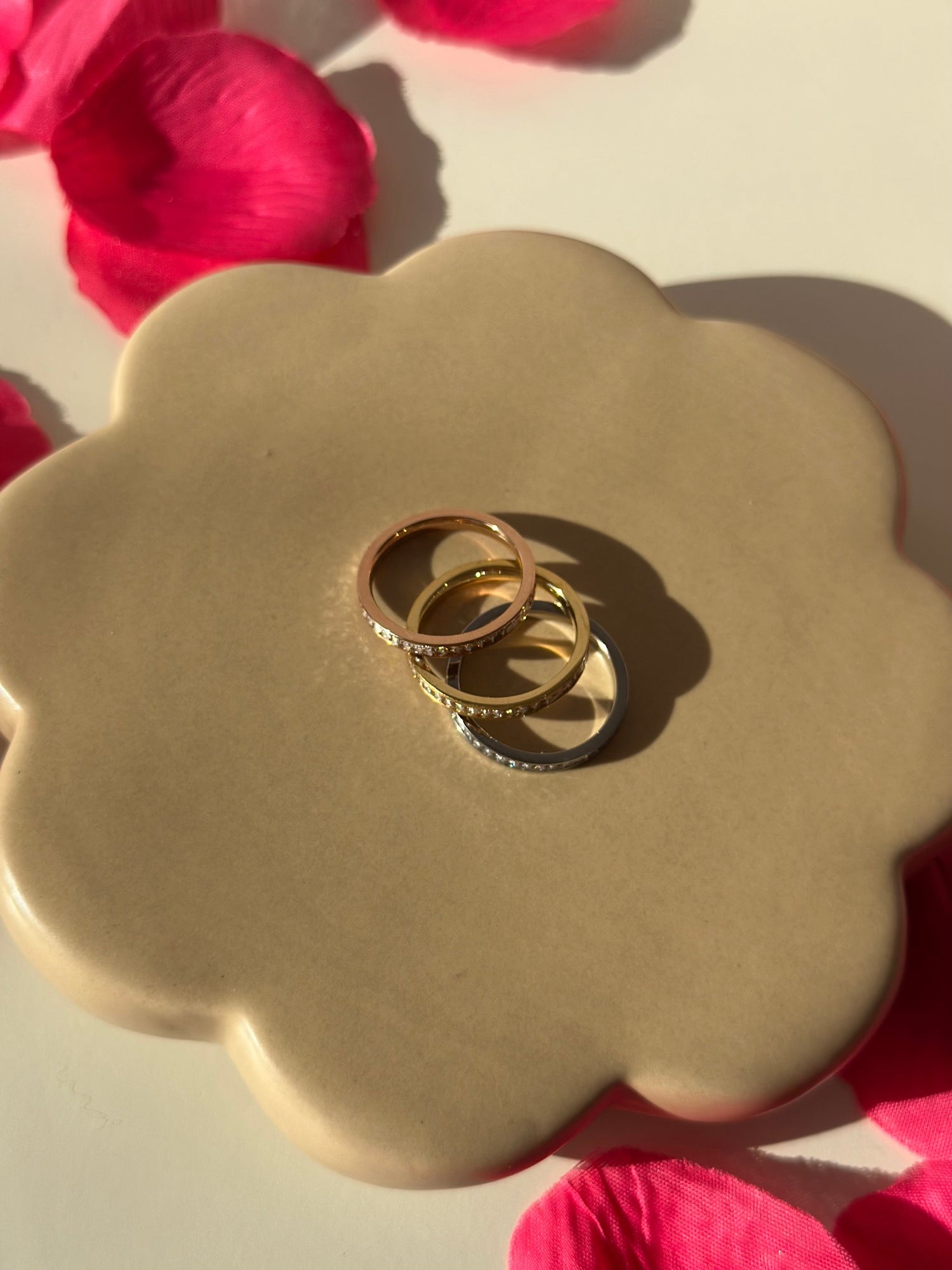 Bague trio tricolore Maison • NAÏM •