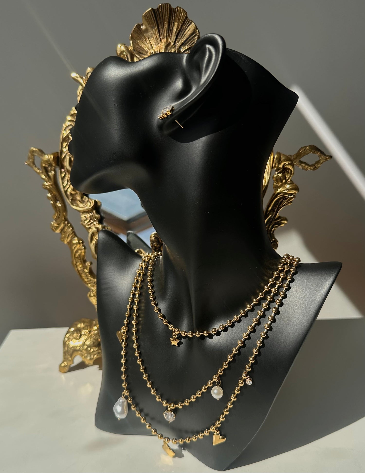 Collier triple charms Maison • NAÏM •
