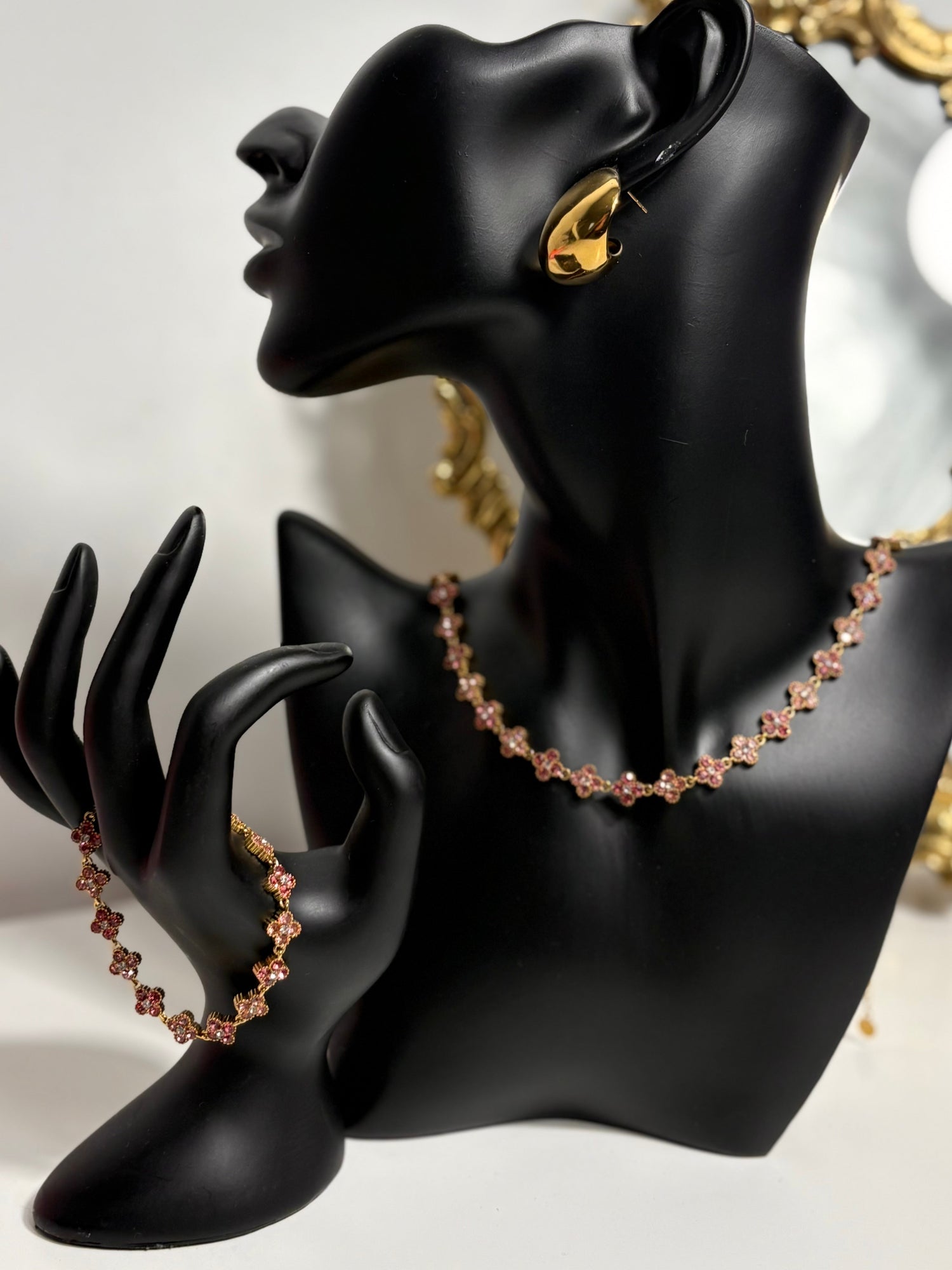 Bracelet Trèfle strass Olfa • NAIMORA •
