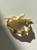 Bracelet jonc avec tissu Maison • NAÏM •