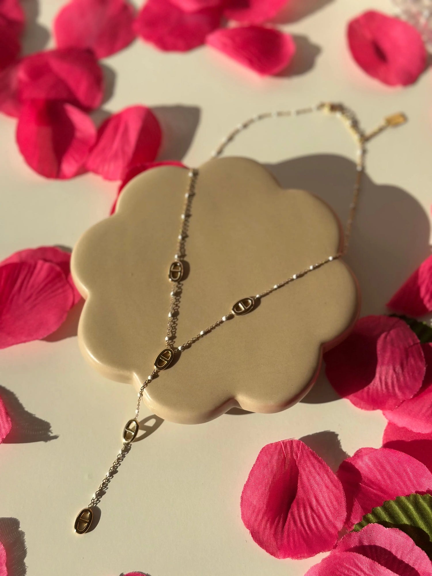 Collier trio blanc Maison • NAÏM •