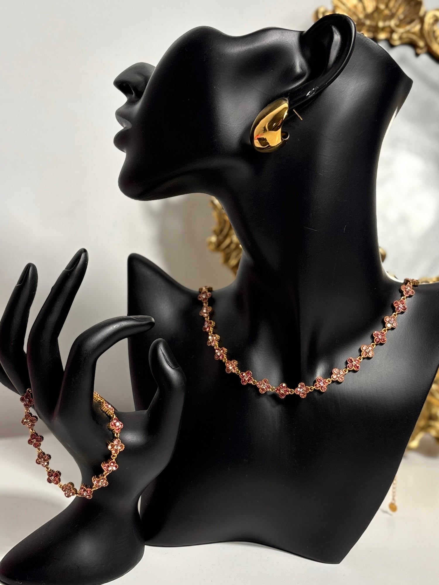 Bracelet Trèfle strass Olfa • NAIMORA •