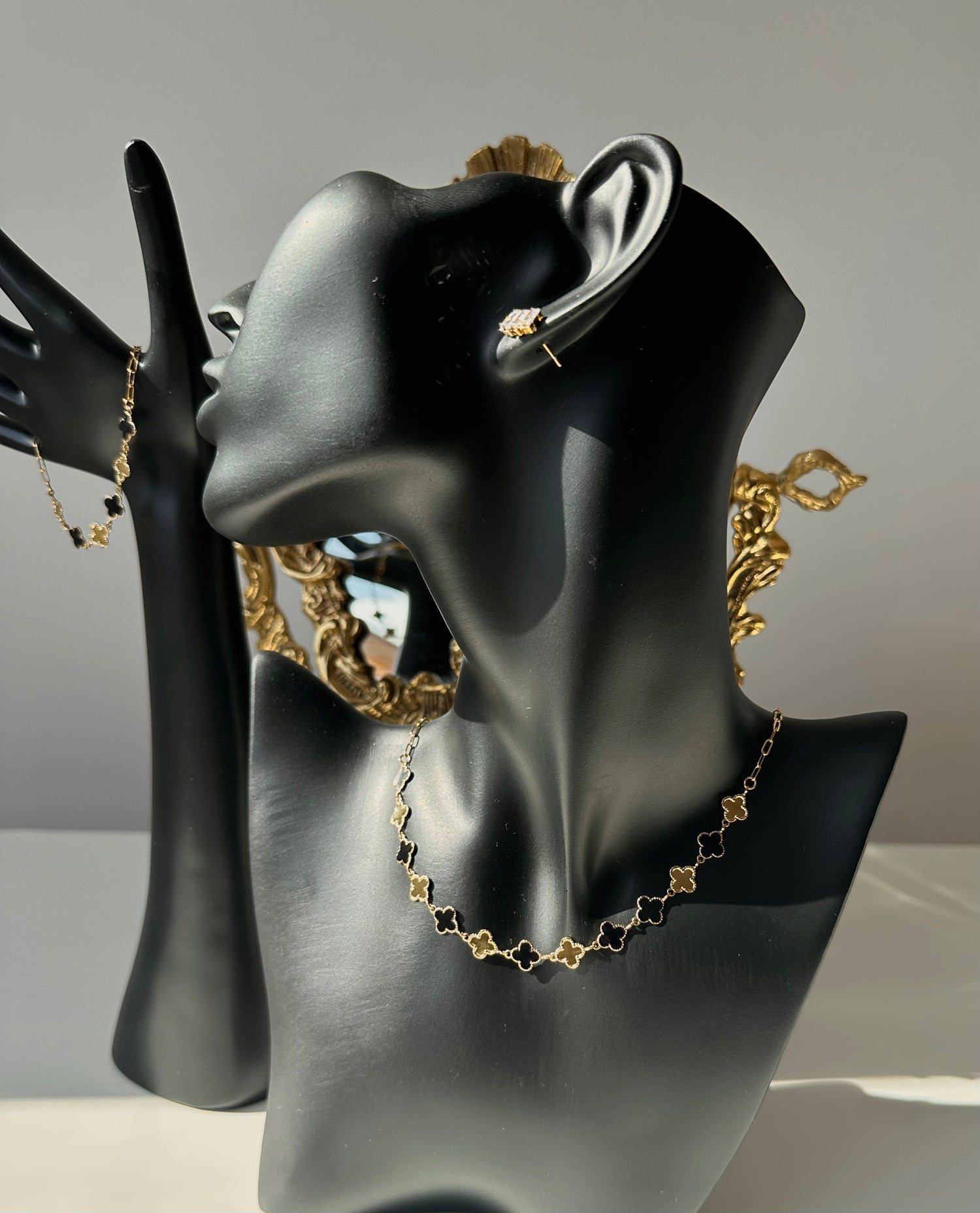 Collier trèfle bicolore Maison • NAÏM •