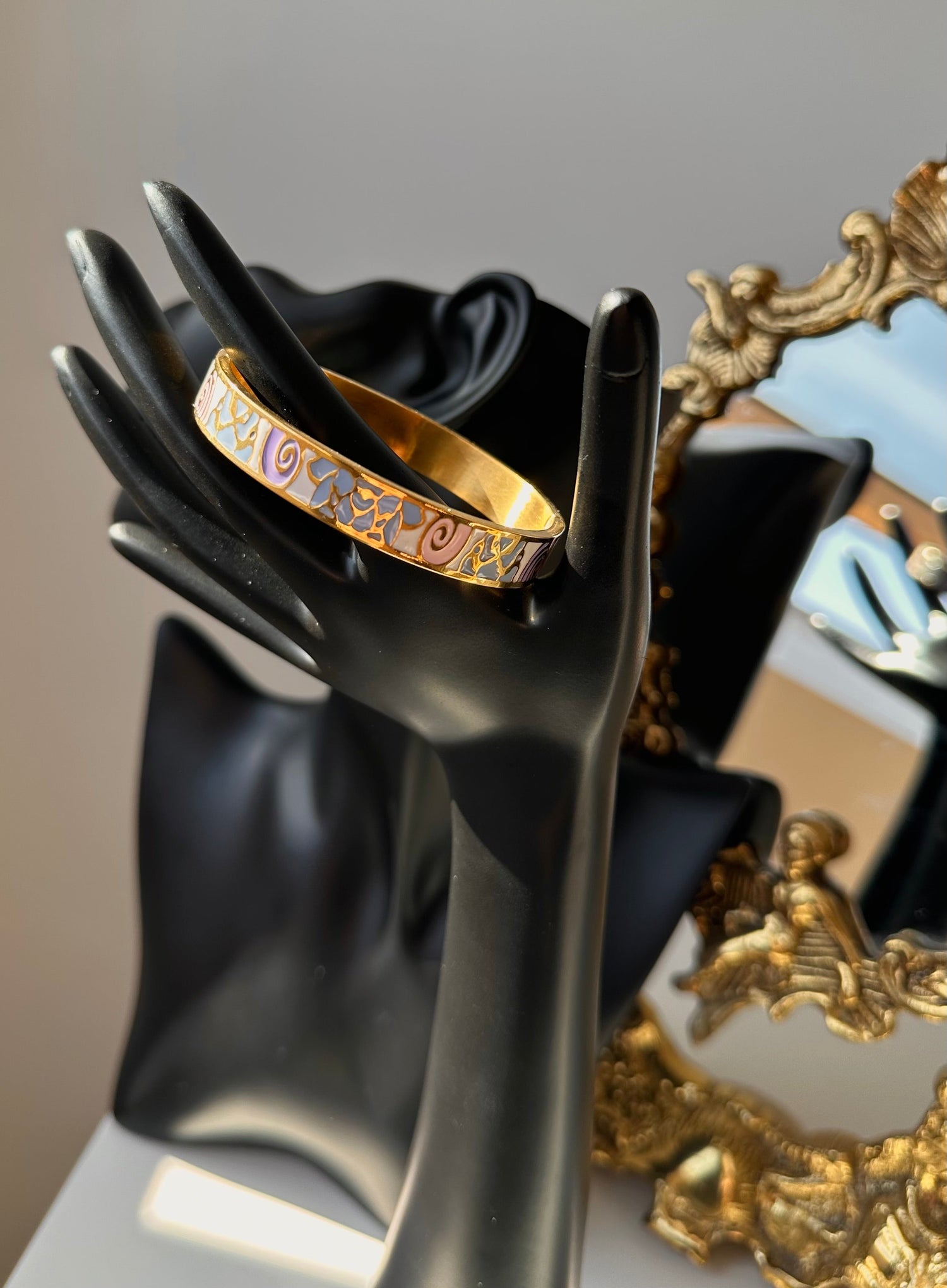 Bracelet jonc épais coloré Maison • NAÏM •